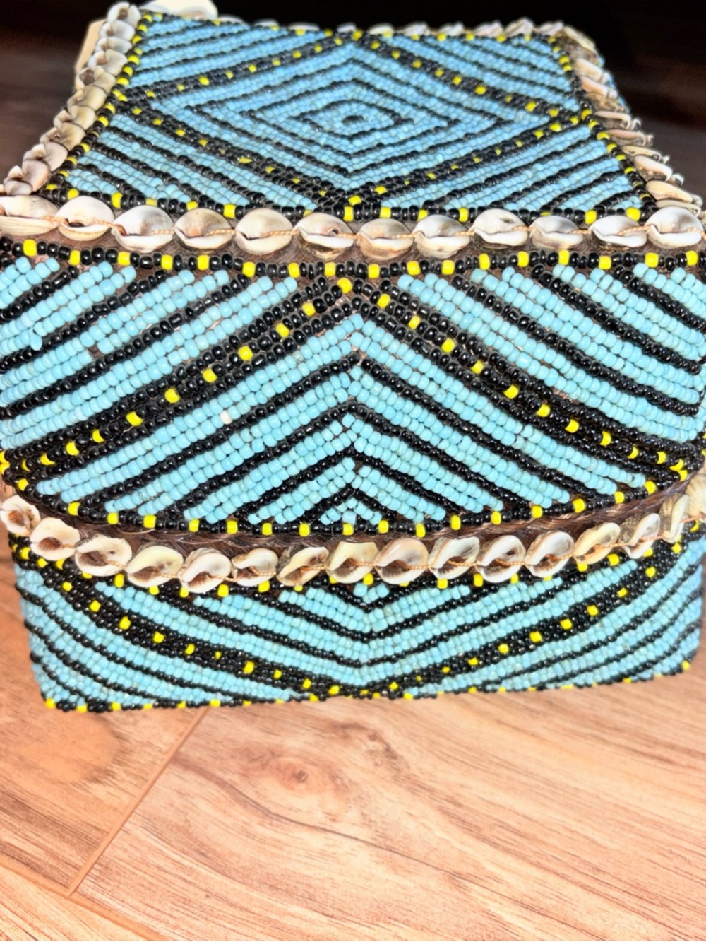 NEW Balinese Beaded Basket